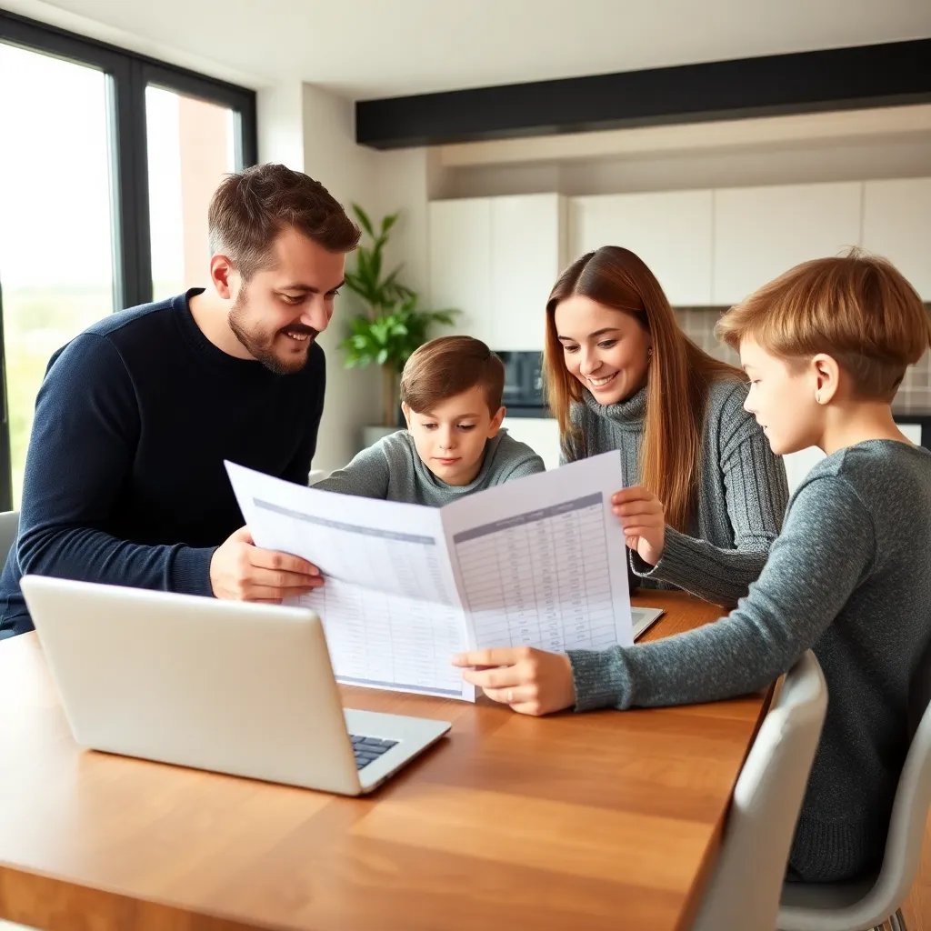Jonge Nederlandse professional bekijkt spaarrekeningen op smartphone