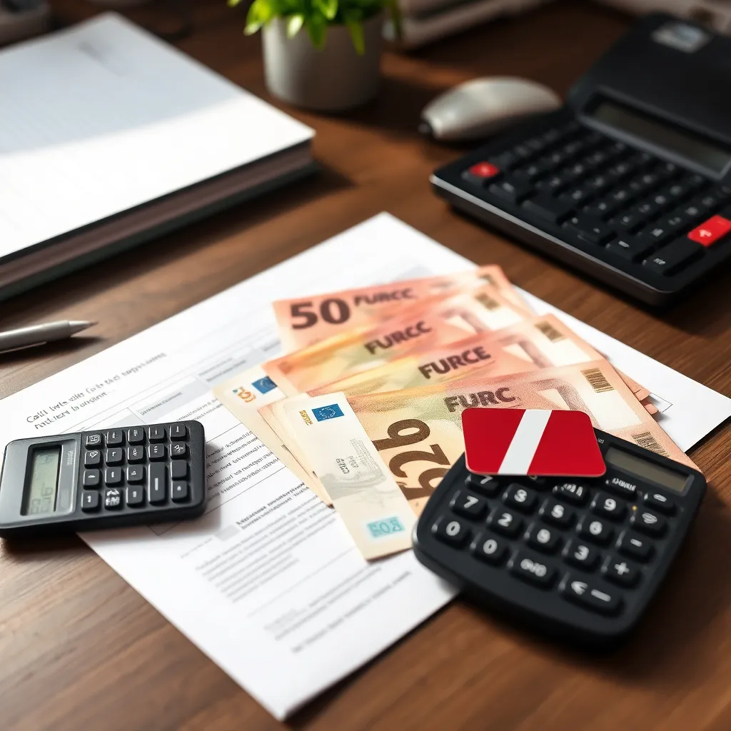 Nederlandse financiële systeem illustratie met bank, overheid en burger