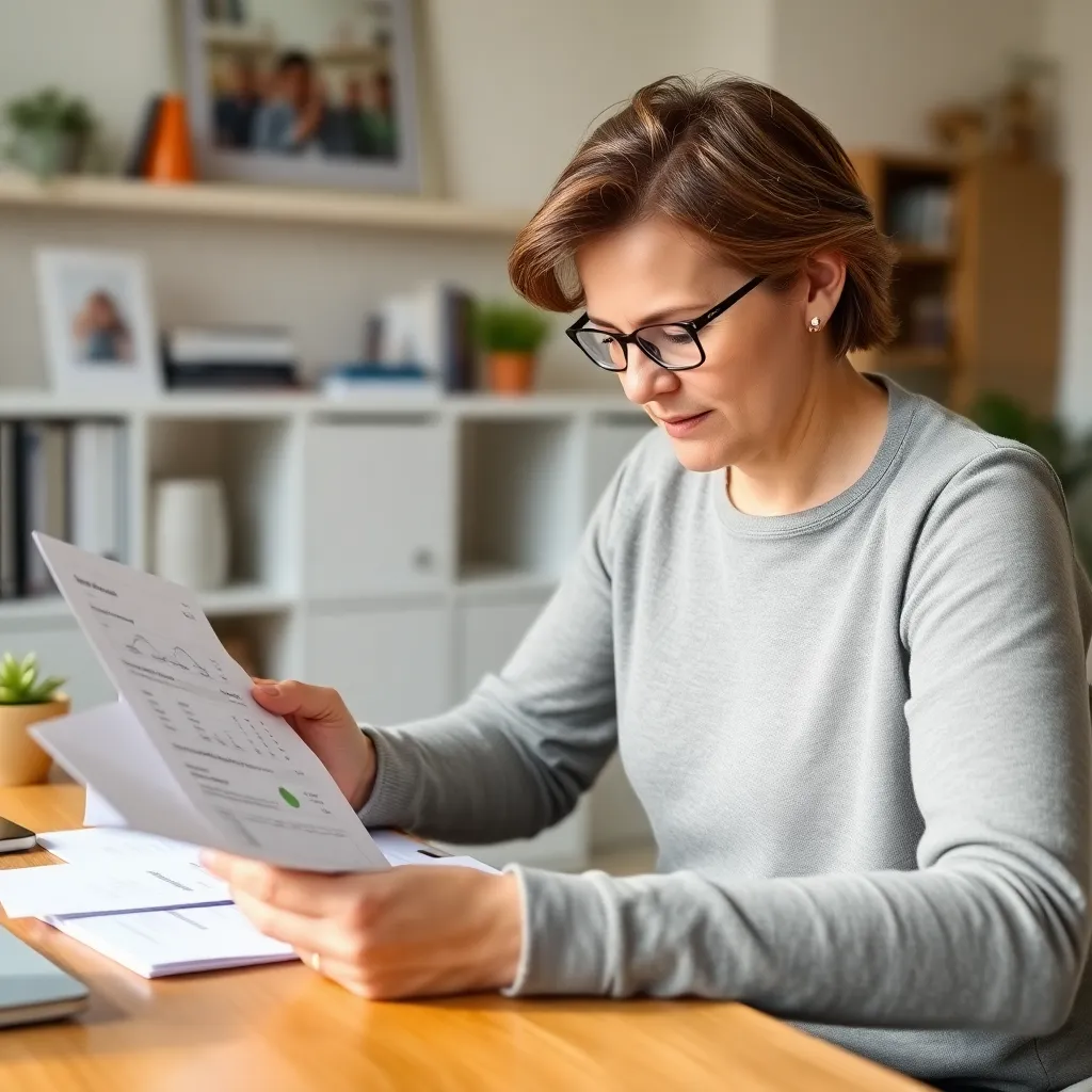 Nederlands echtpaar bekijkt hun financiën op laptop
