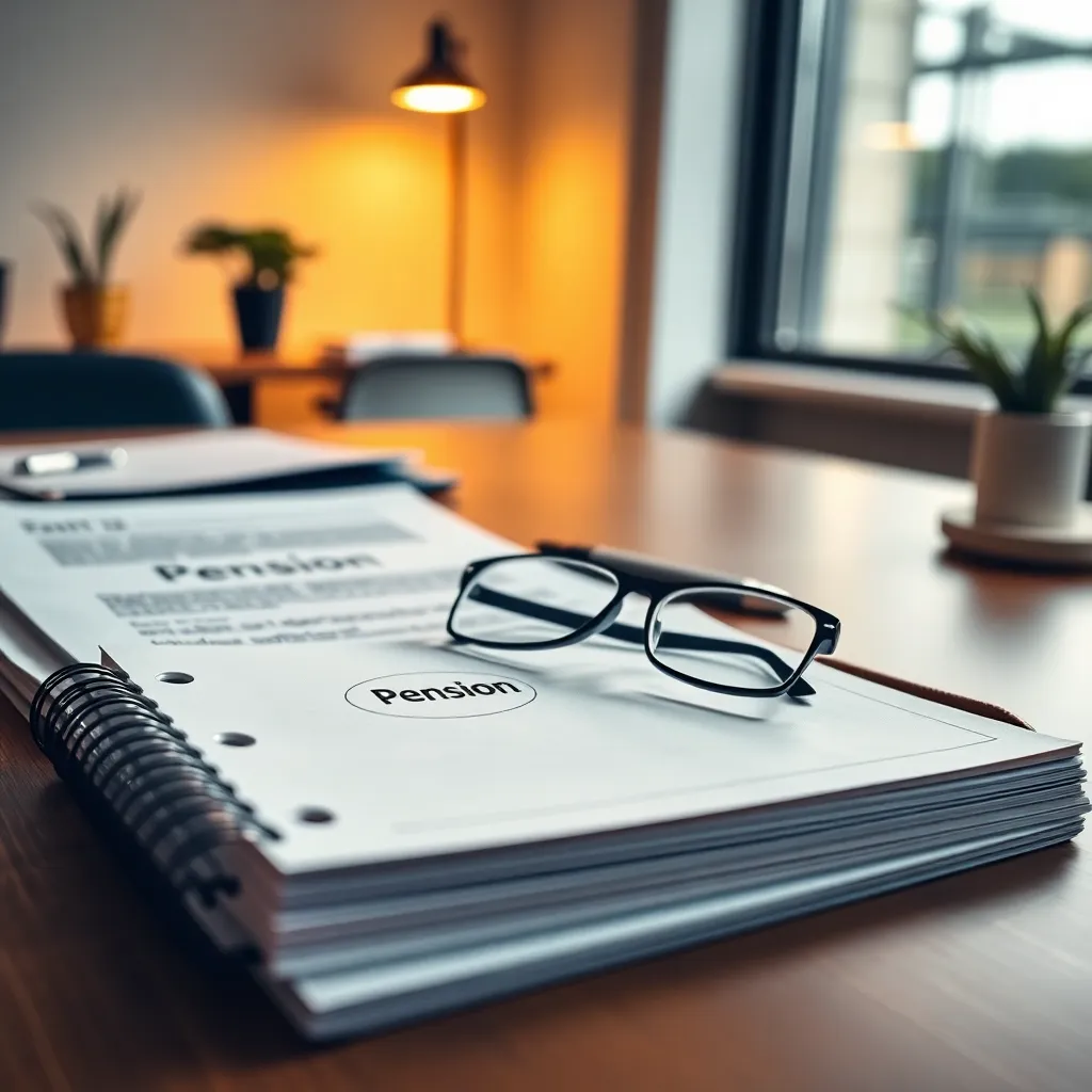 Nederlandse pensioendocumenten en financiële planner