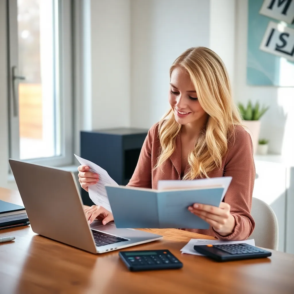 Persoon vergelijkt verschillende spaarrekeningen op laptop